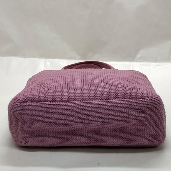 Prada Women’s Purple/Lavender Vintage Wool Knitted Tote Bag/Purse/Handbag 💜 - Picture 5 of 10